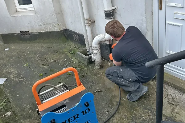 Gutter Cleaning Domestic Down Pipe Inspection